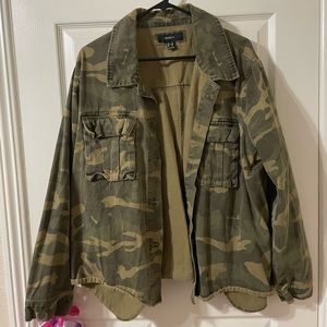 Army Fatigue Jean Jacket